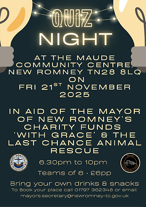 New Romney Mayor's Quiz Night New Romney Mayor's Quiz Night